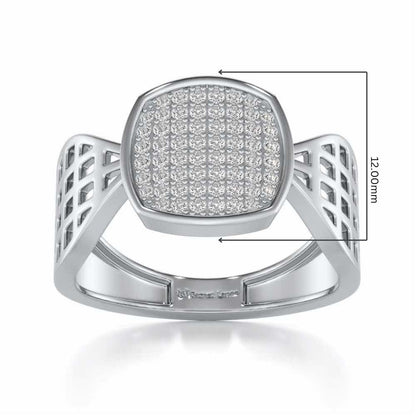 Divulge Silver Ring For Men - White Gold - Image 5