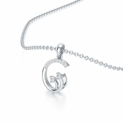 Radiant Show Silver Pendant - White Gold - Image 2