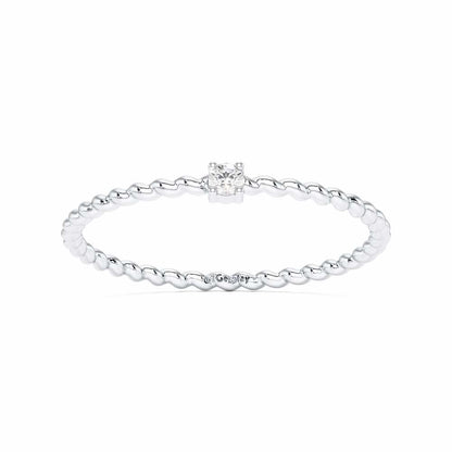 Glow Muse Women Silver Ring - White Gold - Image 2