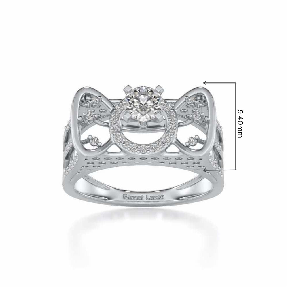 Brihasi Solitaire Ring - White Gold - Image 5