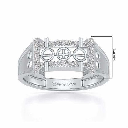 Holy Silver Ring For Men - White Gold - Image 5