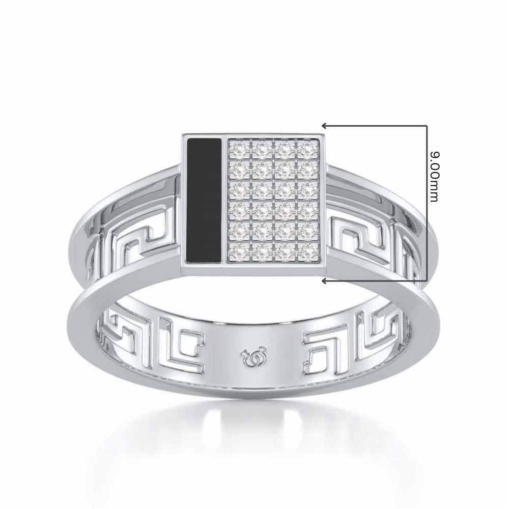 Valencia Silver Ring - White Gold - Image 5