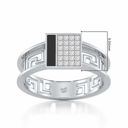 Valencia Silver Ring - White Gold - Image 5