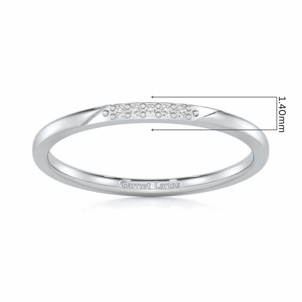 Enigmatic Luster Silver Ring - White Gold - Image 5