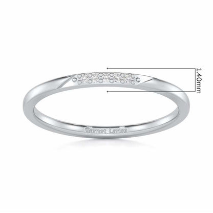 Enigmatic Luster Silver Ring - White Gold - Image 5