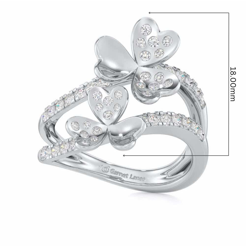Sheen Symphony Silver Ring - White Gold - Image 5
