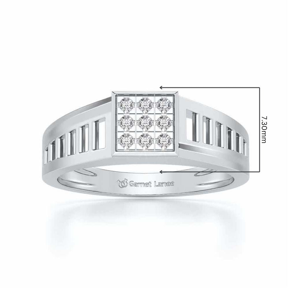 Dapper Ring For Men - White Gold - Image 5