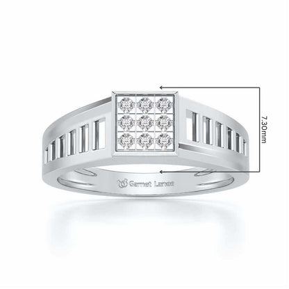 Dapper Ring For Men - White Gold - Image 5