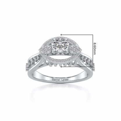 Amera Solitaire Ring - White Gold - Image 5