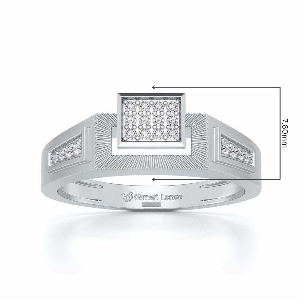 Candid Ring For Men - White Gold - Image 5