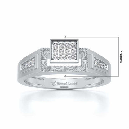 Candid Ring For Men - White Gold - Image 5