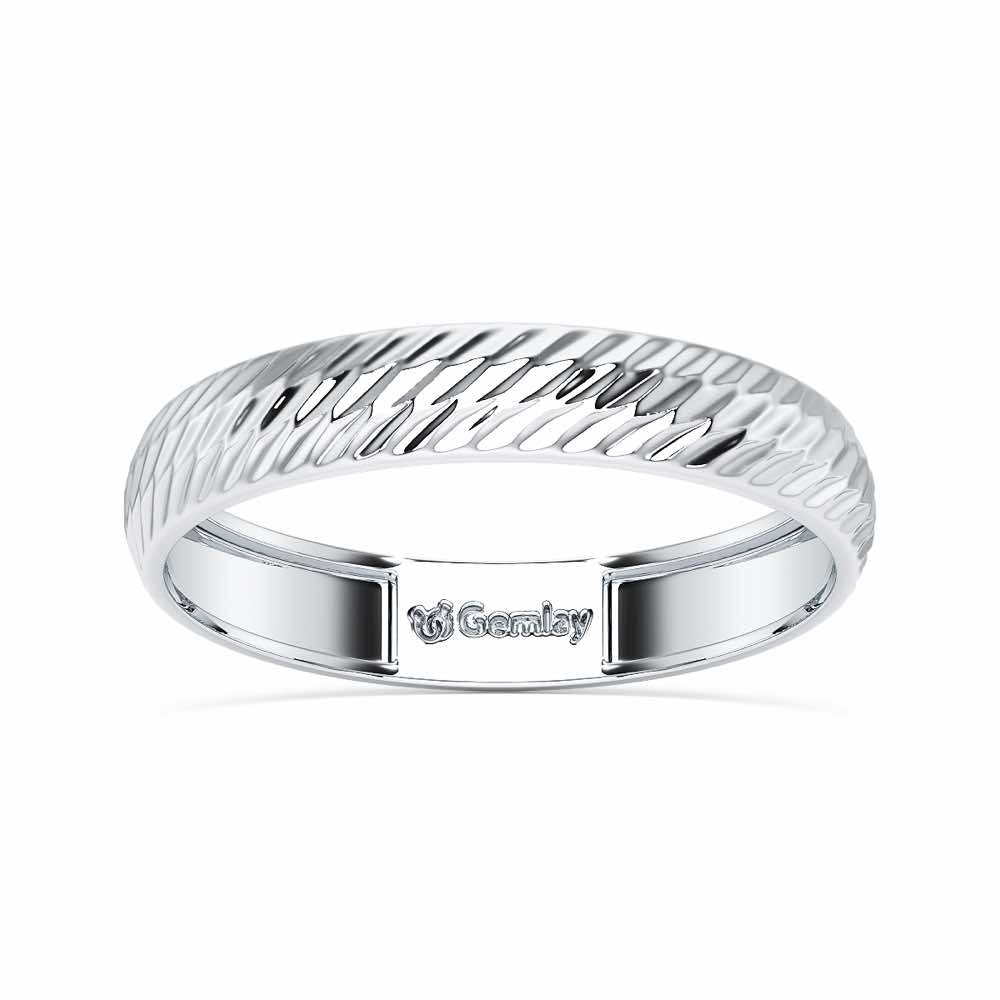 Lena Silver Ring - White Gold - Image 2