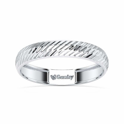 Lena Silver Ring - White Gold - Image 2
