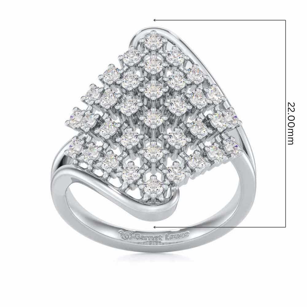 Silver Delight Silver Ring - White Gold - Image 5