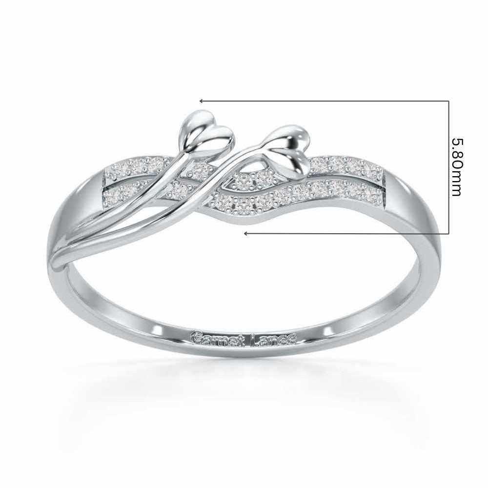 Grow Glow Silver Ring - White Gold - Image 5