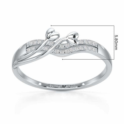 Grow Glow Silver Ring - White Gold - Image 5