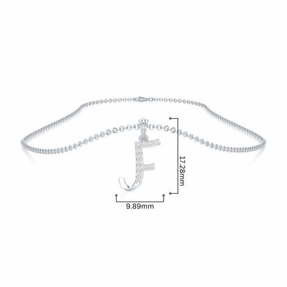 F-Luke Silver Pendant - White Gold - Image 4