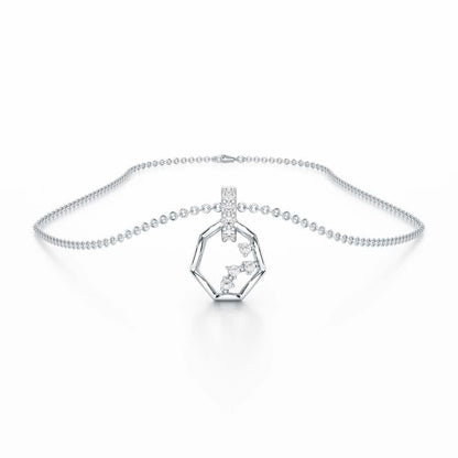 Silver Dawn Silver Pendant - White Gold - Image 3