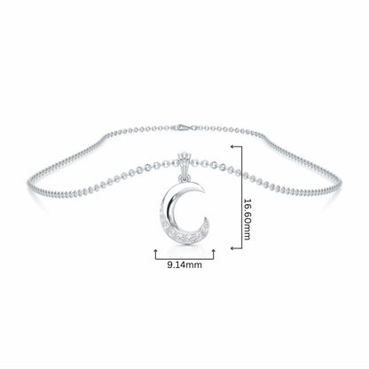 C-Luke Silver Pendant - White Gold - Image 4