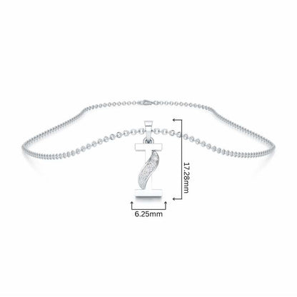 I-Spark Silver Pendant - White Gold - Image 4