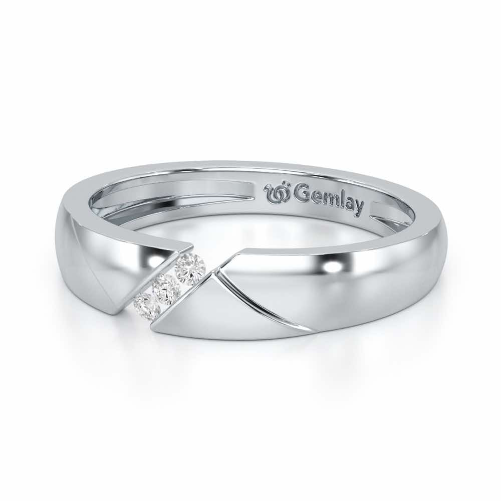 Merry Fair Silver Ring - White Gold - Image 3