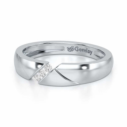Merry Fair Silver Ring - White Gold - Image 3