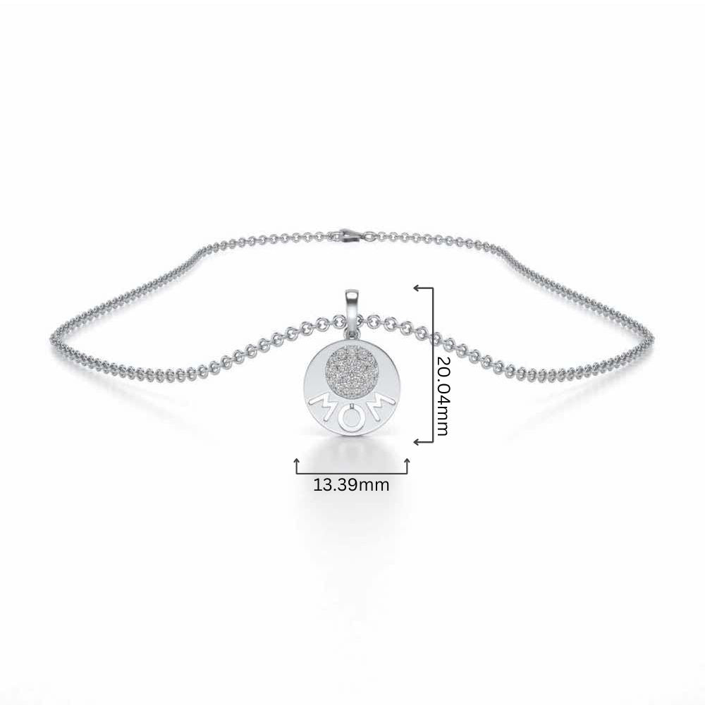 Mothercare Silver Pendant - White Gold - Image 4