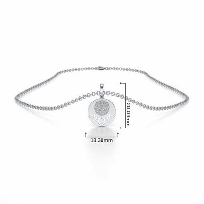 Mothercare Silver Pendant - White Gold - Image 4