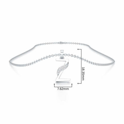Z-Spark Silver Pendant - White Gold - Image 4
