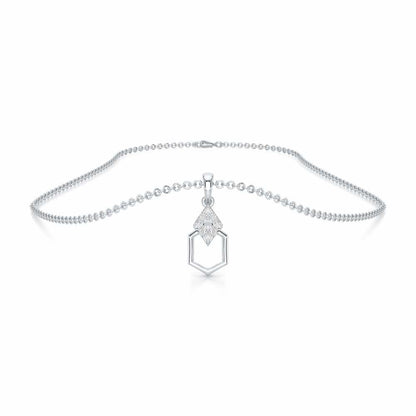Silver Mist Silver Pendant - White Gold - Image 3