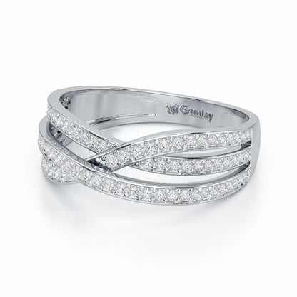 Supreme Helix Silver Ring - White Gold - Image 3