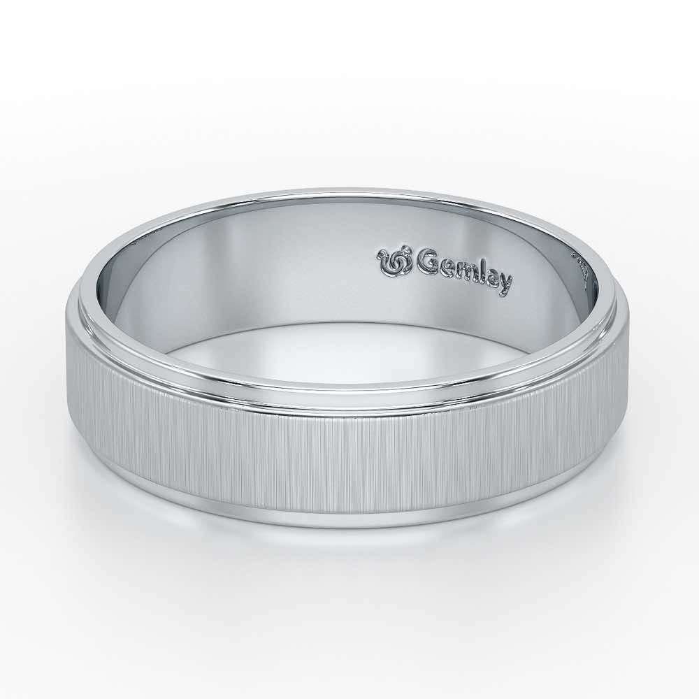 Ryker Glow Ring For Men - White Gold - Image 3