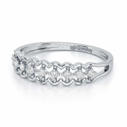 Unbounded Silver Ring - White Gold - Image 3