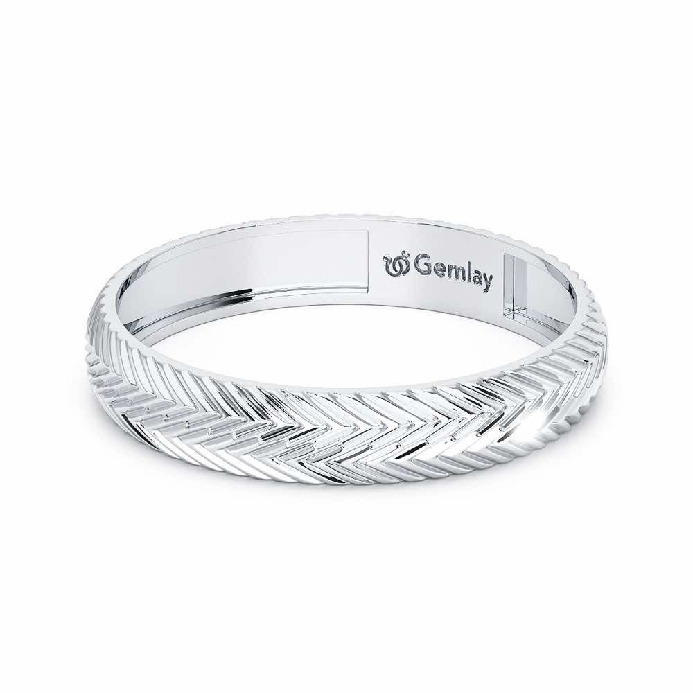 Azalea Silver Ring - White Gold - Image 3