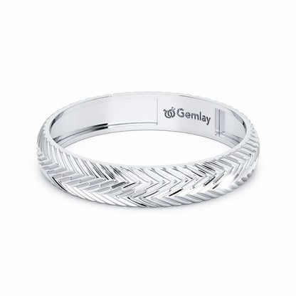 Azalea Silver Ring - White Gold - Image 3