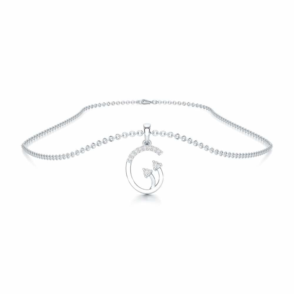 Radiant Show Silver Pendant - White Gold - Image 3