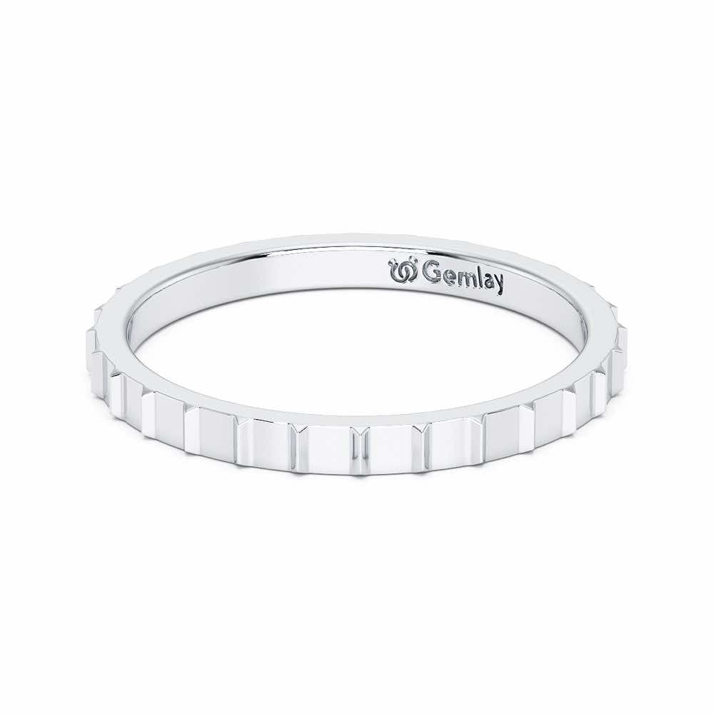 Alina Silver Ring - White Gold - Image 3