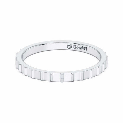 Alina Silver Ring - White Gold - Image 3