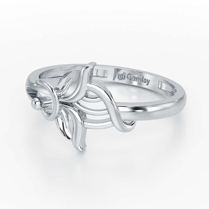 Knox Mystery Silver Ring For Women - White Gold - Image 3