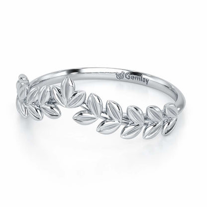 Fenny Frill Apex Silver Ring - White Gold - Image 3