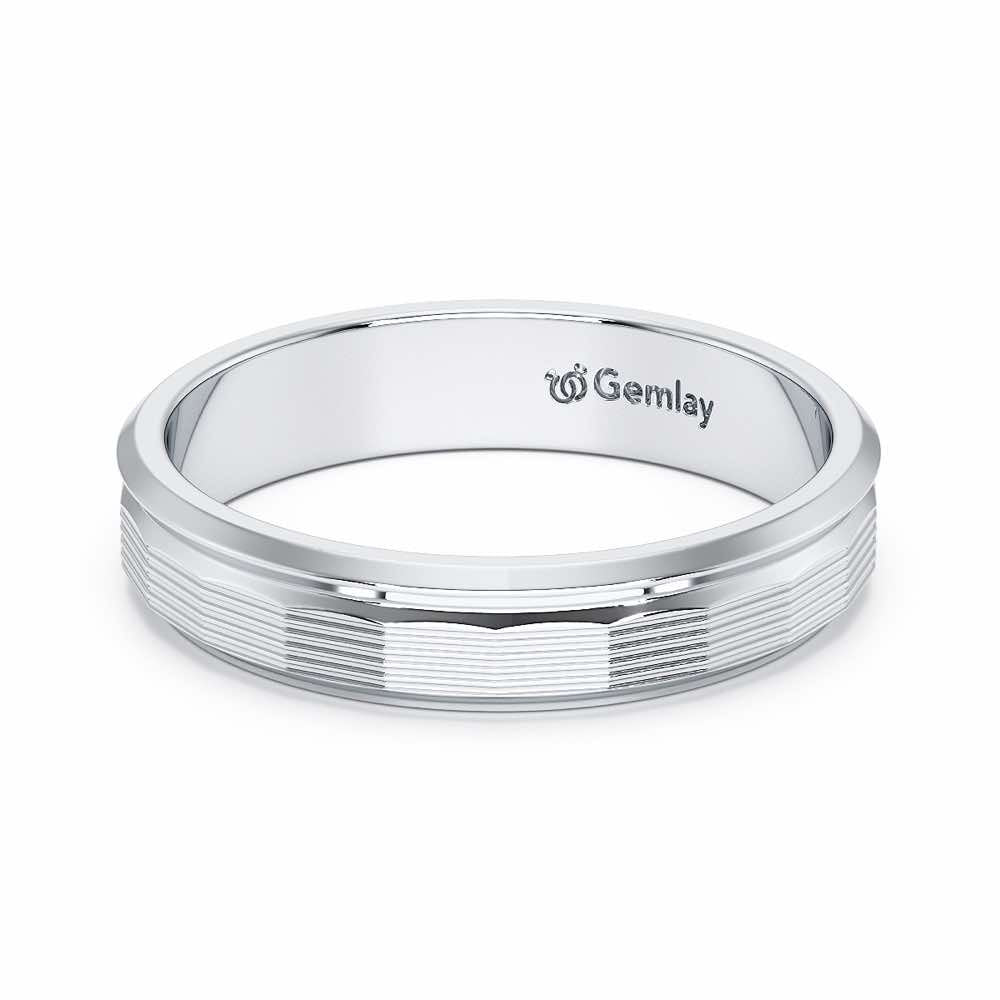 Elowen Silver Ring - White Gold - Image 3