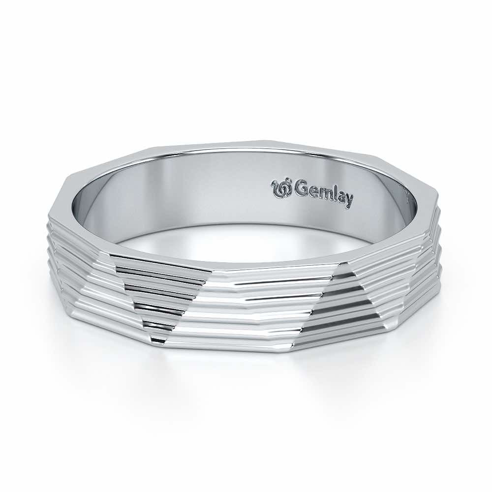 Sienna Silver Ring - White Gold - Image 3