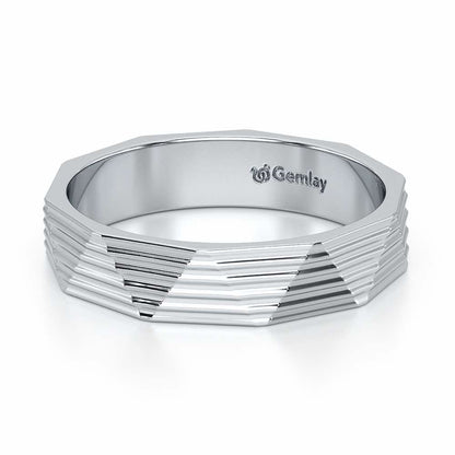 Sienna Silver Ring - White Gold - Image 3