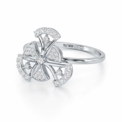 Brighton Grace Silver Ring - White Gold - Image 3