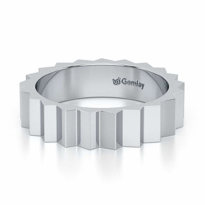 Selena Silver Ring - White Gold - Image 3