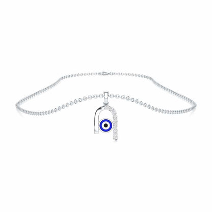 Vision of Peace Silver Pendant - White Gold - Image 3