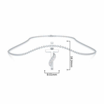 T-Spark Silver Pendant - White Gold - Image 4