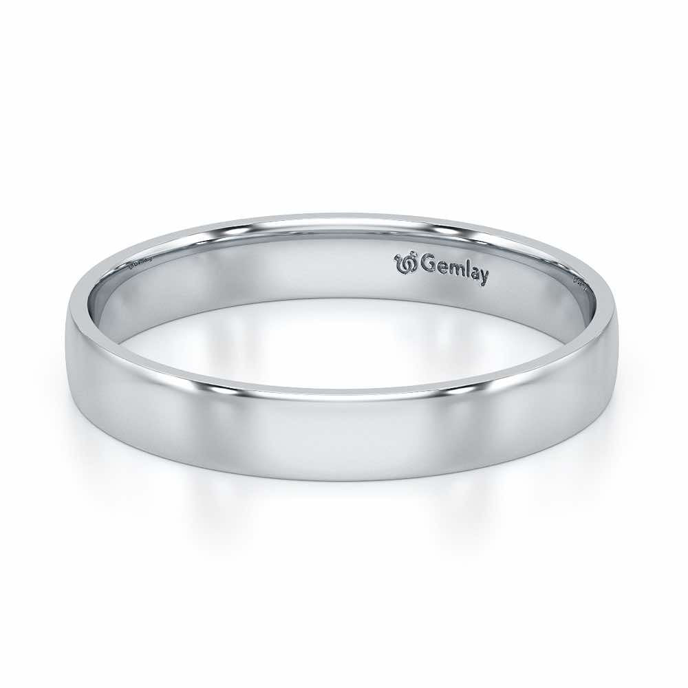 Bliss Aura Women Silver Ring Band - White Gold - Image 3