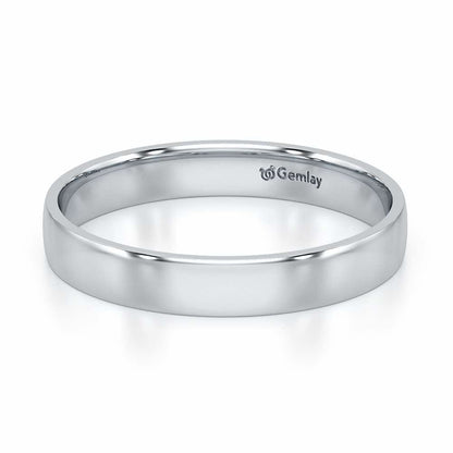 Bliss Aura Women Silver Ring Band - White Gold - Image 3