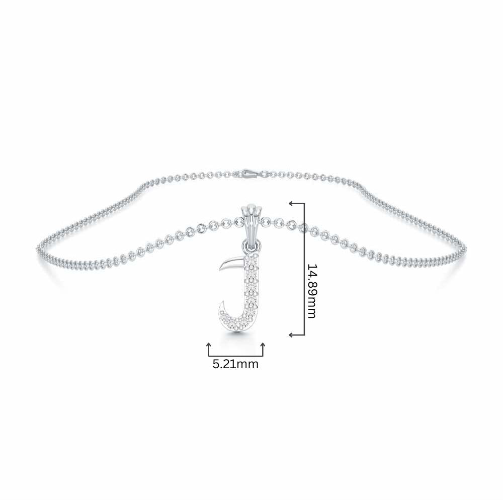 J-Luke Silver Pendant - White Gold - Image 4
